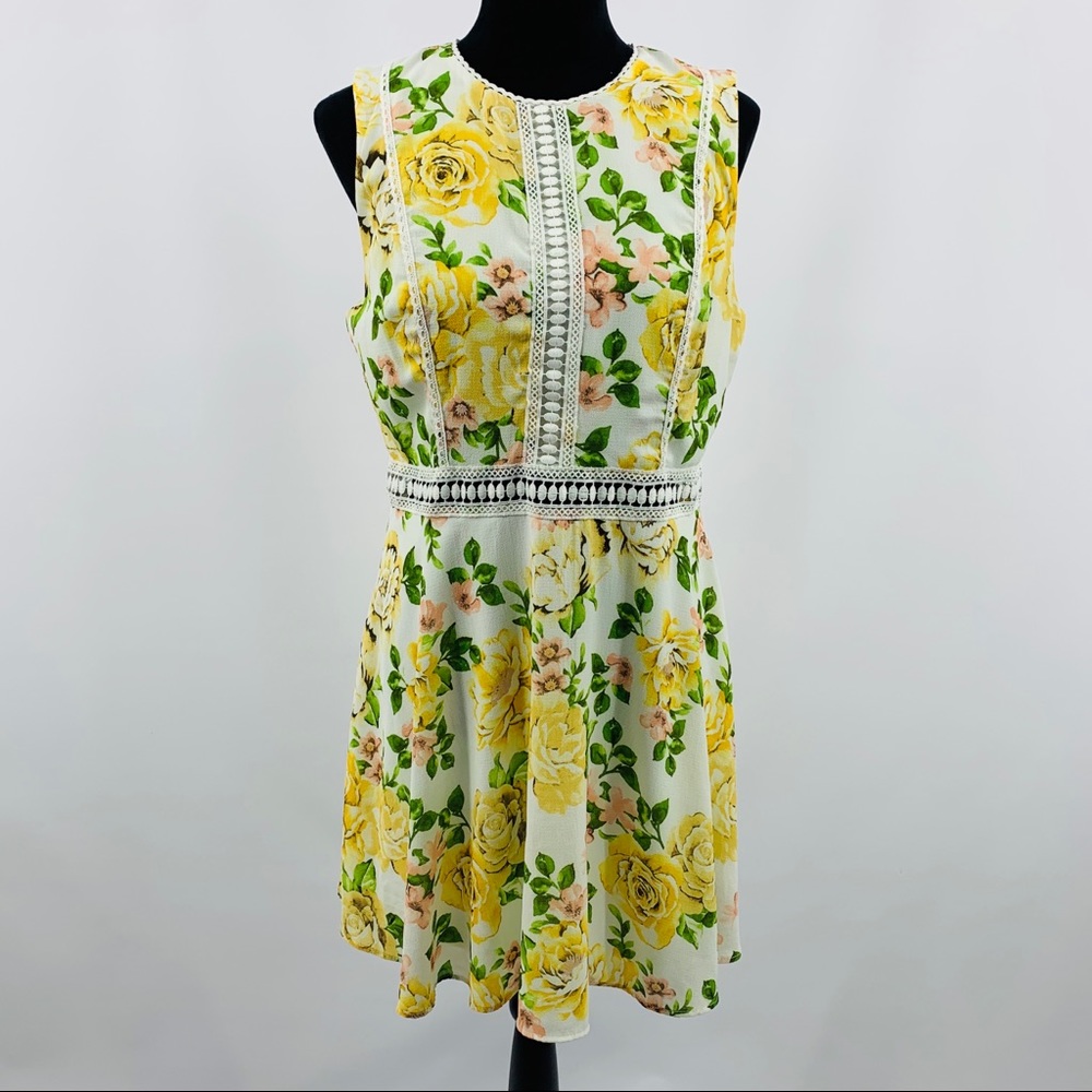 Disney Princess | Green & Yellow Floral Dress